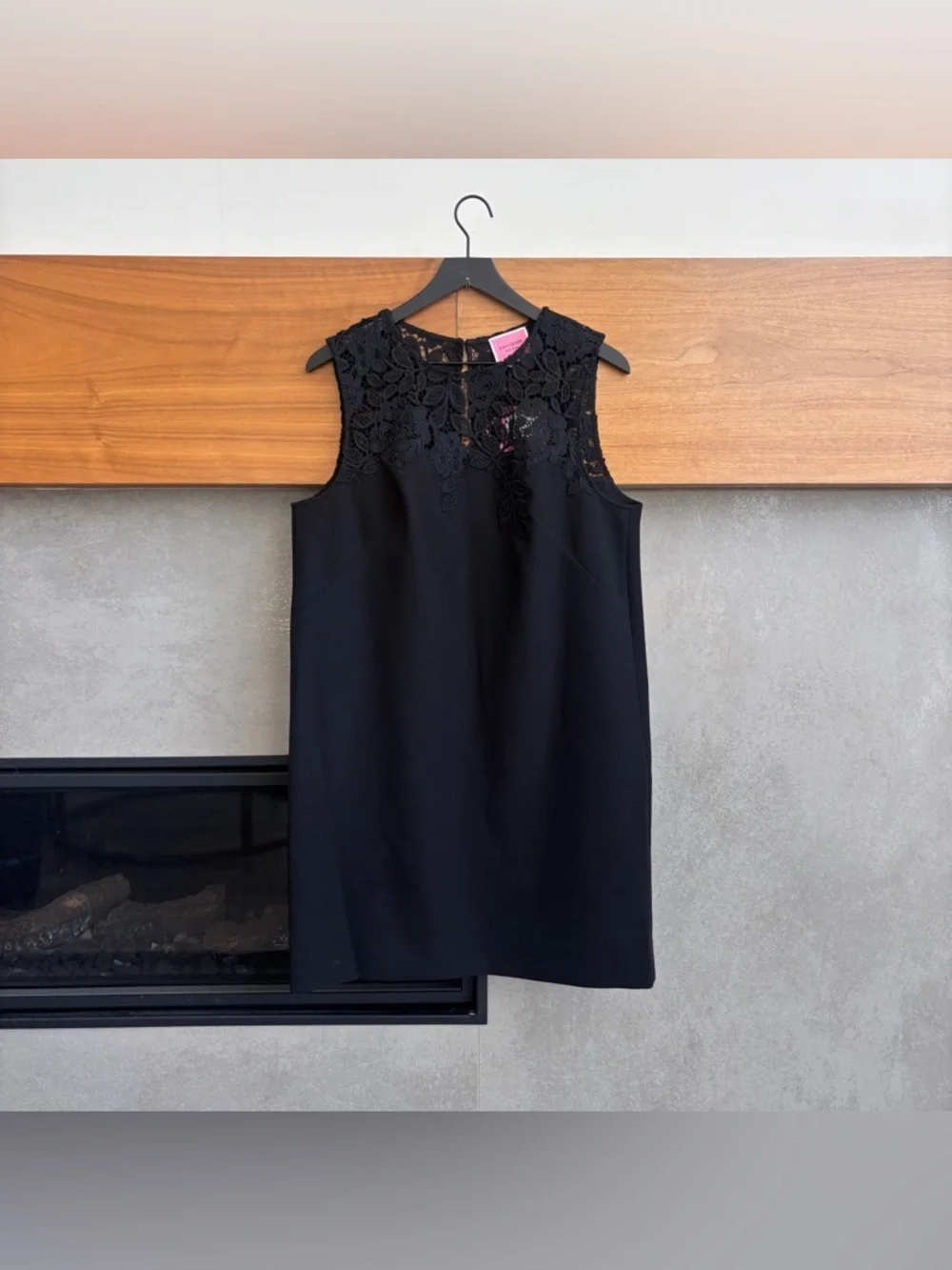 NWT Kate Spade Ribbon Lace Applique Crepe Dress, Size‎ 12